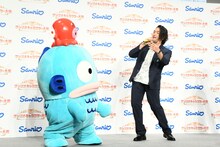 ハンギョドンにラップを贈る見取り図・盛山。