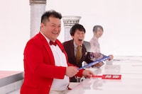 「笑いの総合格闘技！千原ジュニアの座王 チャンピオン大会」のワンシーン。(c)カンテレ