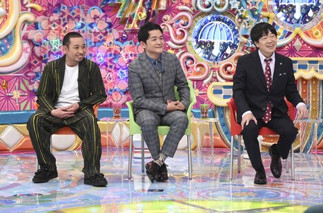 千鳥と蛍原徹。(c)テレビ朝日