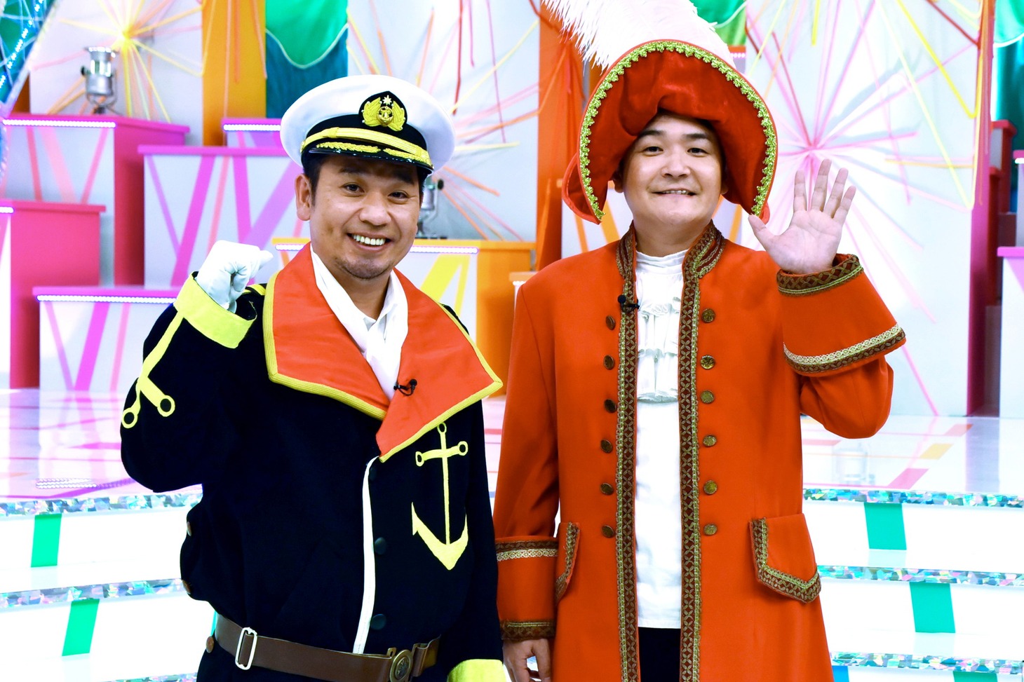 「千鳥のクセスゴ！」MCの千鳥。(c)フジテレビ
