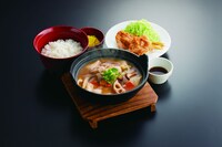 グランドメニュー新商品「大分名物だんご汁定食」