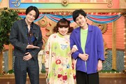 左から菊池風磨、黒柳徹子、二宮和也。(c)日本テレビ