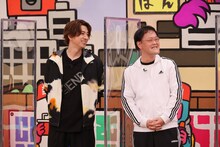 左から三浦翔平、アインシュタイン稲田。(c)カンテレ