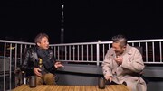 チュートリアル徳井(左)とゲストの笑い飯・哲夫(右)。
