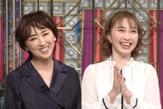 左から紫吹淳、はいだしょうこ。(c)日本テレビ