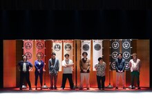 この雰囲気で合っているのか不安になる（左から）紅しょうが、ロングコートダディ、ニッポンの社長、マユリカ。