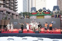 「風雲！たけし城」ワールドプレミアの様子。