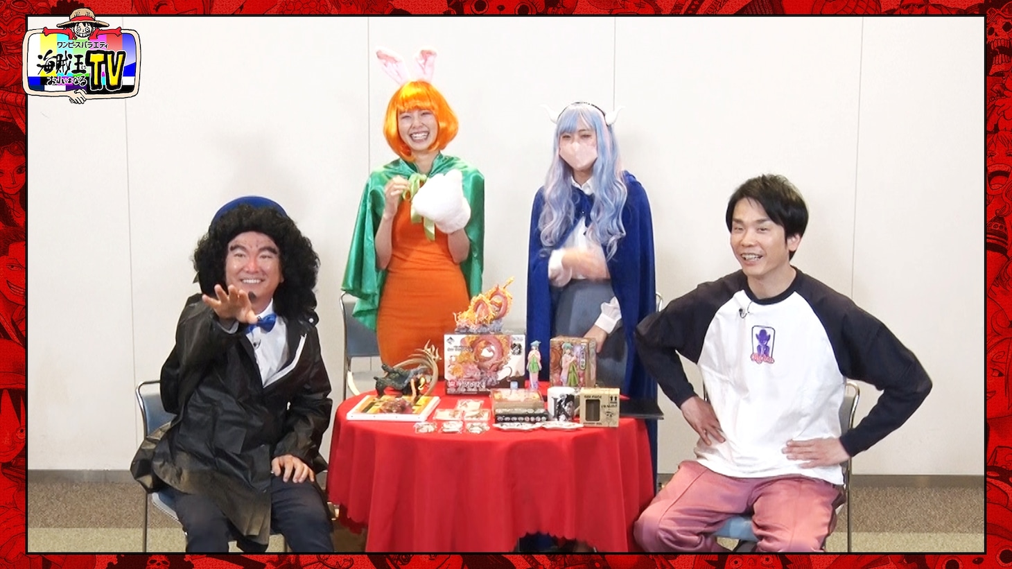 左から、かまいたち山内、
八伏紗世、田崎さくら、かまいたち濱家。(c)フジテレビ