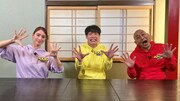 （左から）滝沢カレン、麒麟・川島、錦鯉・長谷川。(c)TBS