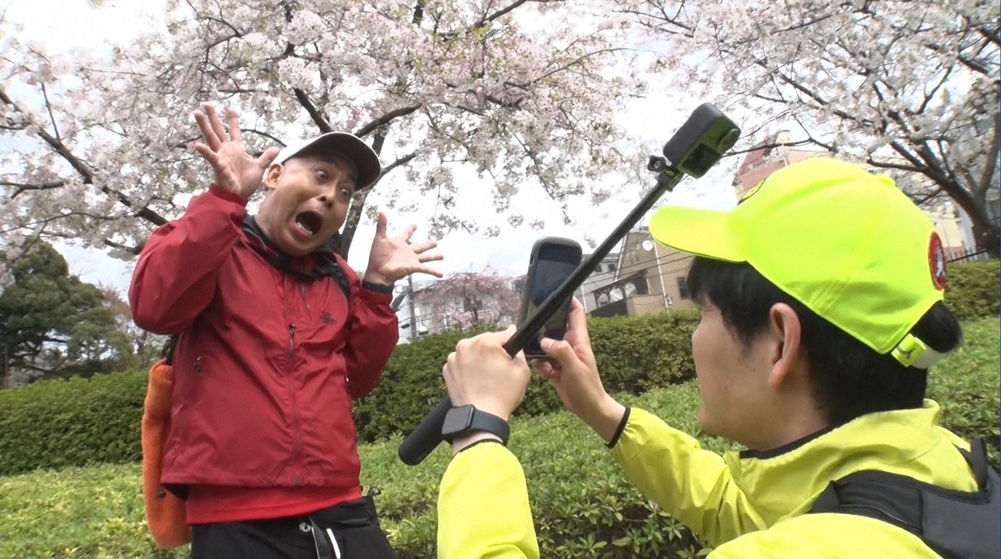 錦鯉・長谷川と麒麟・川島。(c)TBS