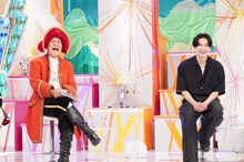 左から、千鳥ノブ、吉沢亮。(c)フジテレビ