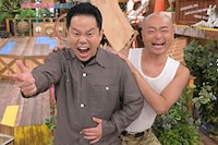 ダイアン津田とあばれる君。(c)TBS