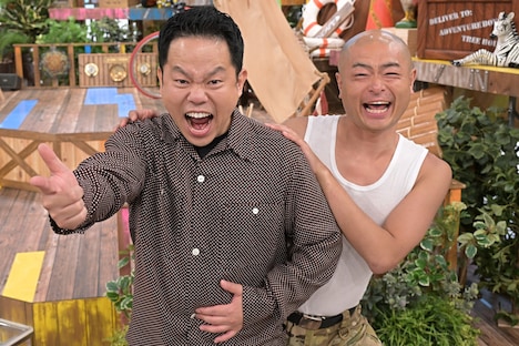 ダイアン津田とあばれる君。(c)TBS