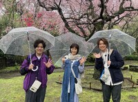 ぺこぱと高島礼子（中央）。(c)テレビ東京