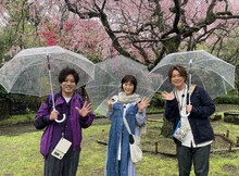 ぺこぱと高島礼子（中央）。(c)テレビ東京