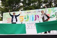 「上柳昌彦＆春風亭一之輔 スペシャルトークショー」の様子。