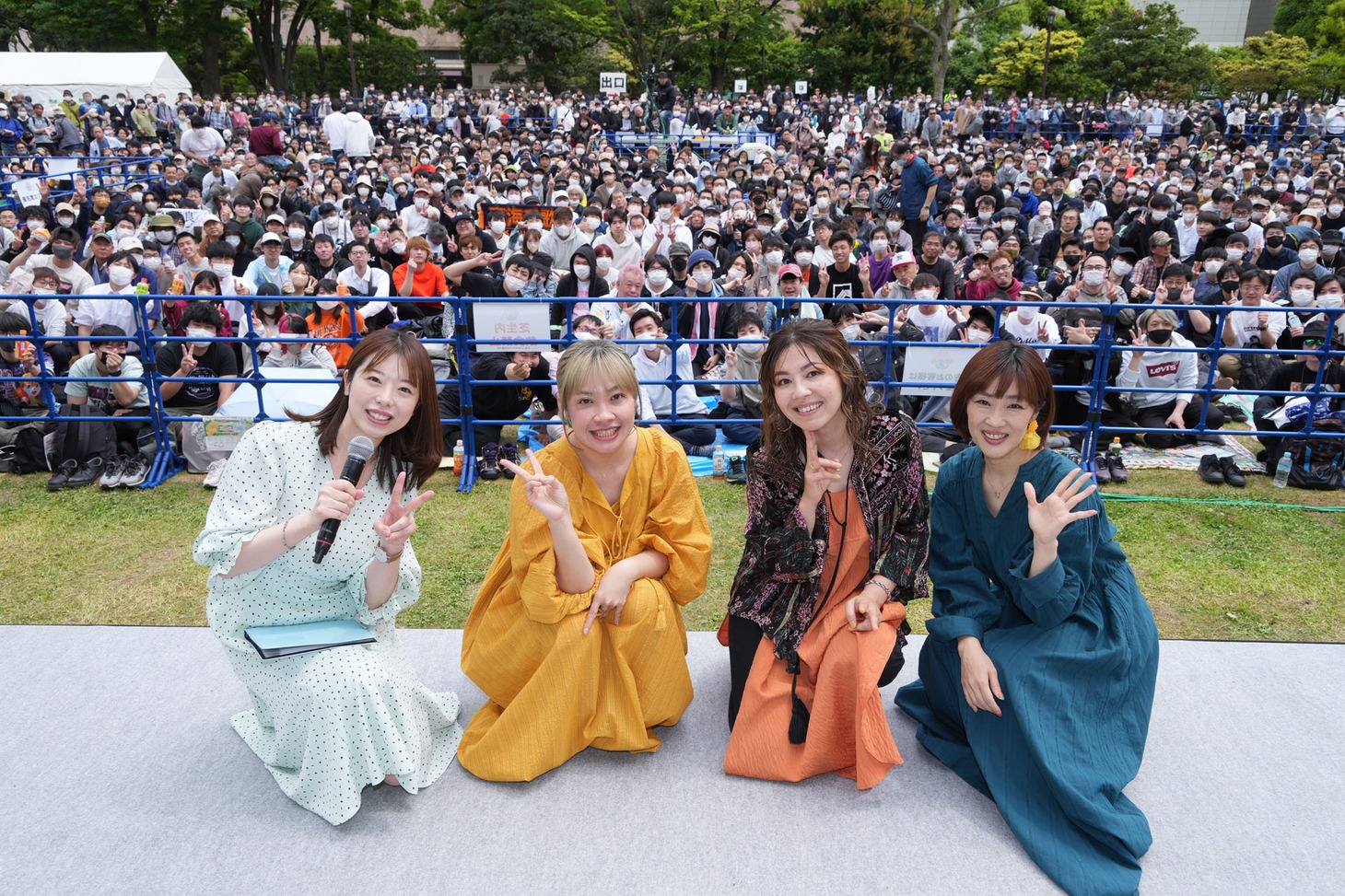 「坂本梨紗のヘルシー・メルシー！」公開収録の様子。