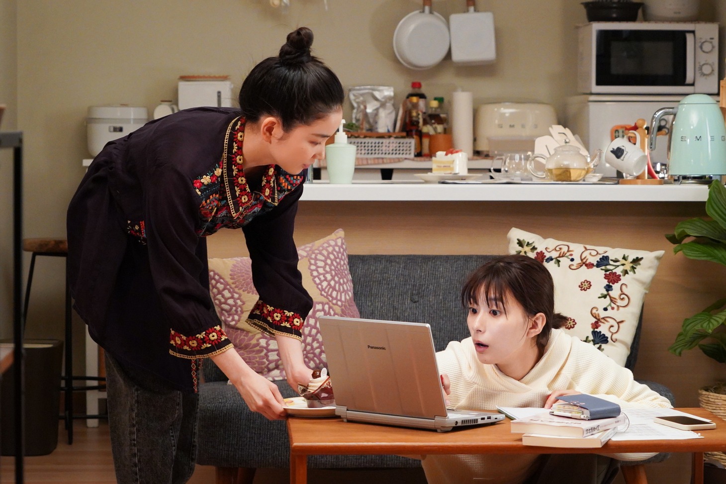「それってパクリじゃないですか？」第3話のワンシーン。