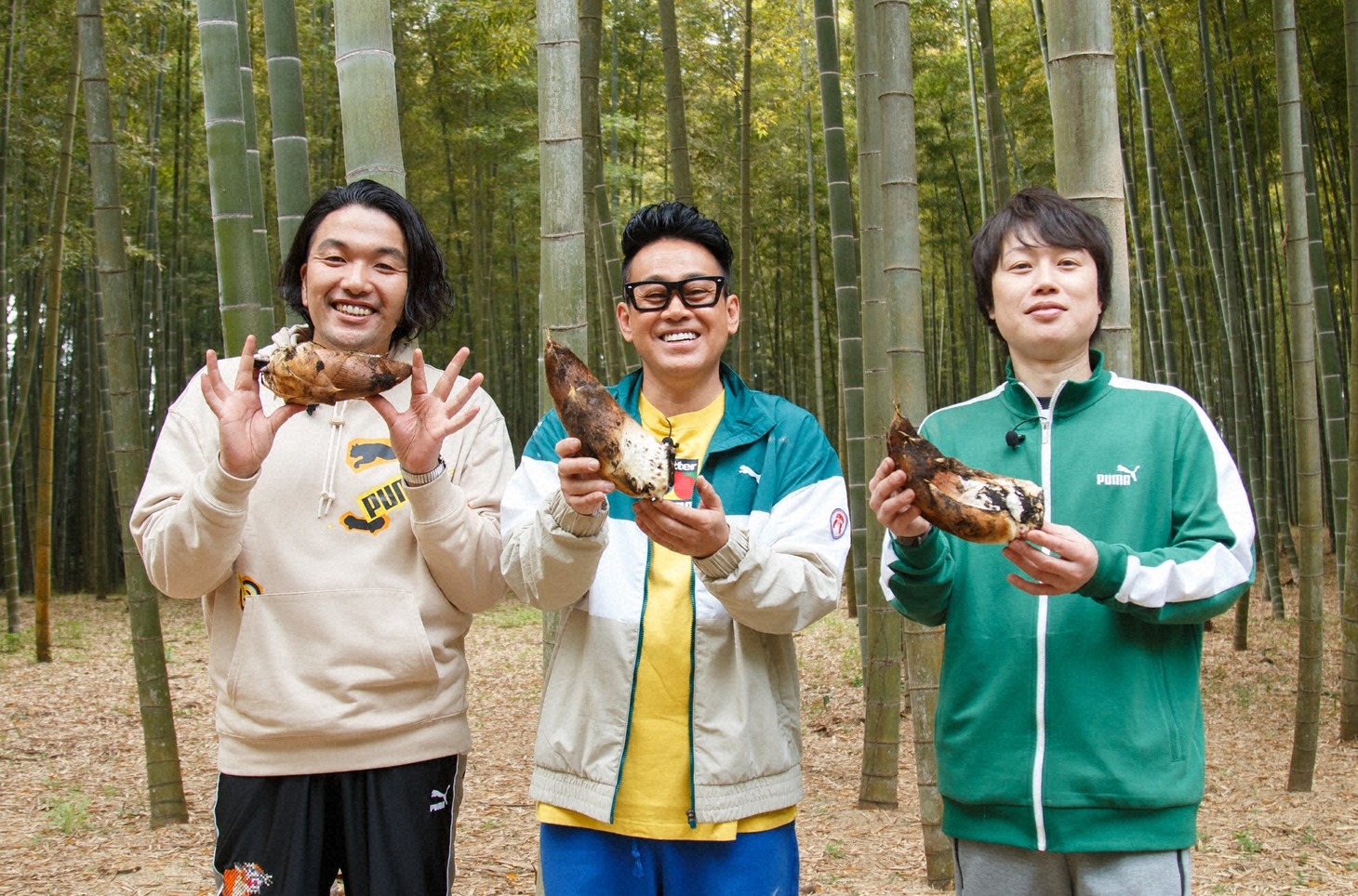 左から見取り図・盛山、宮川大輔、見取り図リリー。(c)日本テレビ