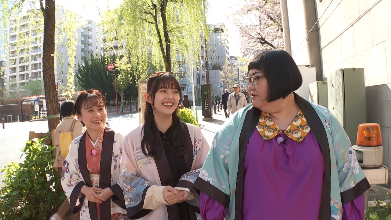 「ぐるり東京 江戸散歩」のワンシーン。