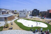 「なるみの夢のマイホーム駅伝～最新住宅生レポSP～」の舞台となる複合型施設「ABCハウジング ウェルビーみのお」イメージ。