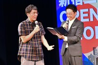 MCコーナーに出演する芸人を選べる権限を持つものの、なかなか選ぼうとしない、おぎやはぎ。