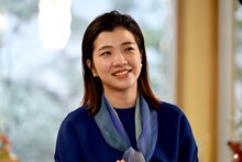 ドラマプロデューサー・風間みどり役を演じる3時のヒロイン福田。(c)TBS