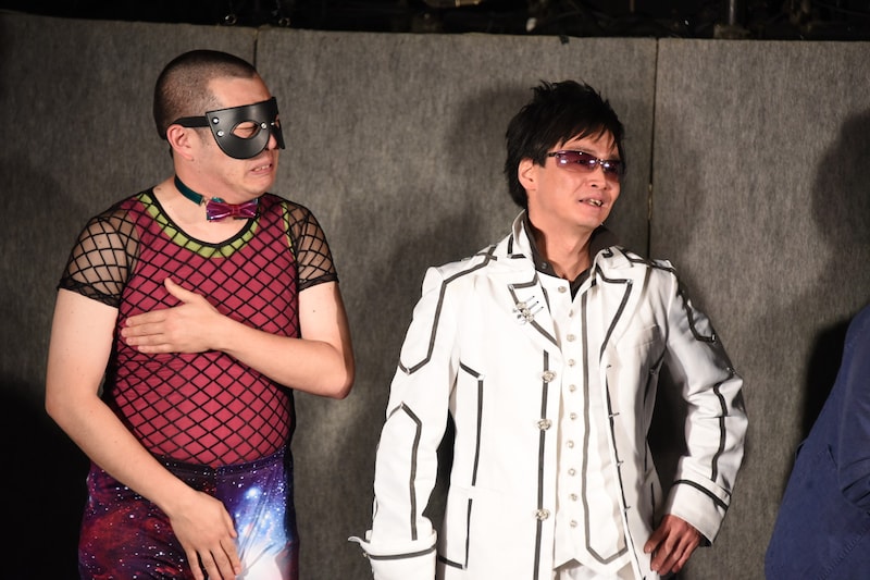 「ラ・ママ新人コント大会」400回記念公演に出演した際の魔族。