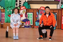 左から井上咲楽、和牛・水田。(c)カンテレ