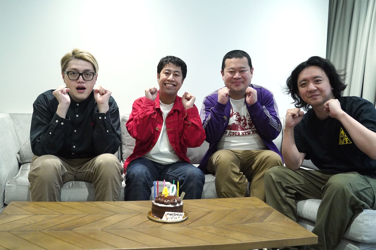 左から飯塚大悟、ウエストランド井口、モグライダーともしげ、ダイヤモンド野澤輸出。