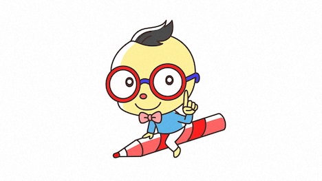 アルコ＆ピース酒井が声を当てる丸つけクン(c)NHK。