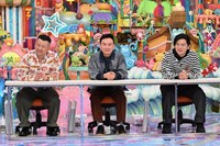 左から、ケンドーコバヤシ、かまいたち山内、マヂカルラブリー・野田クリスタル。(c)テレビ朝日