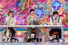 左から、蛙亭イワクラ、麒麟・川島、バカリズム。(c)テレビ朝日