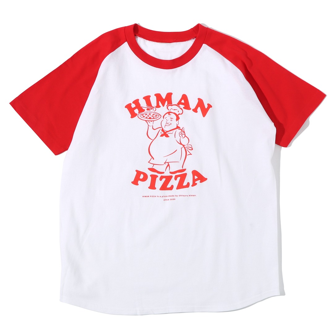 「ママタルト NEW HIMAN PIZZA RAGLAN TEE」