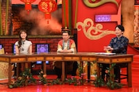 左から渋谷凪咲、かまいたち。(c)カンテレ