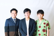 鬼ヶ島。左から野田勉、おおかわら、アイアム和田。