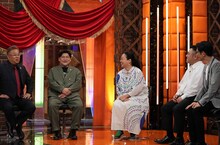 左から、サンドウィッチマン、いとうあさこ、アンタッチャブル。(c)テレビ朝日