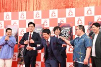 会見のワンシーン。