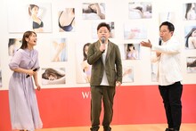 渋谷凪咲（左）とダイアン。