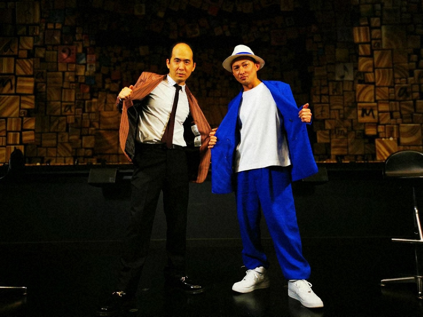 トレンディエンジェル斎藤（左）とISSA（右）。