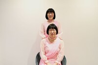 トーテムポールっぽい阿佐ヶ谷姉妹。