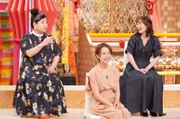 左から、馬場園梓、鈴木亜美、宮本里歩。(c)フジテレビ