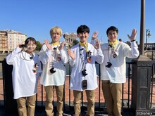 左から浦野モモアナウンサー、横山裕、南原清隆、平成ノブシコブシ吉村。(c)日本テレビ