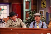 左から間寛平、村上ショージ。(c)カンテレ