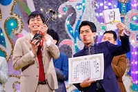 「第58回上方漫才大賞」の新人賞を受賞したカベポスター。(c)カンテレ