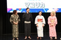 MCのタケトに「連続テレビ小説感がすごい」と言われるガクテンソクとエルフ。