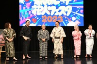 「幕張ビーチ花火フェスタ2023」開催発表会見の様子。