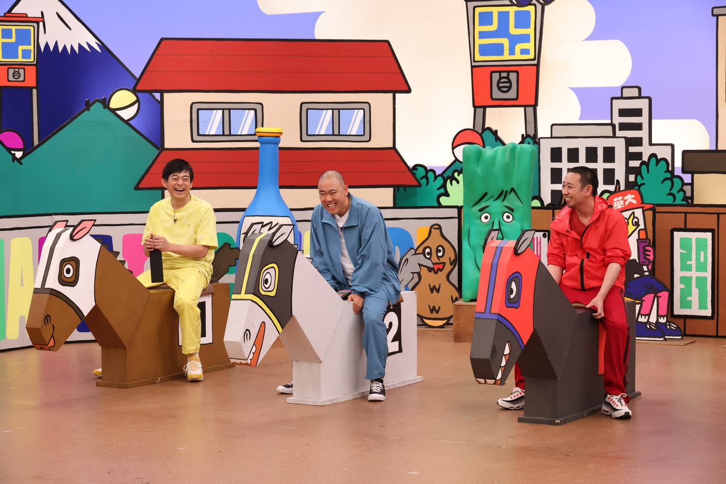 「火曜は全力！華大さんと千鳥くん」のワンシーン。(c)カンテレ