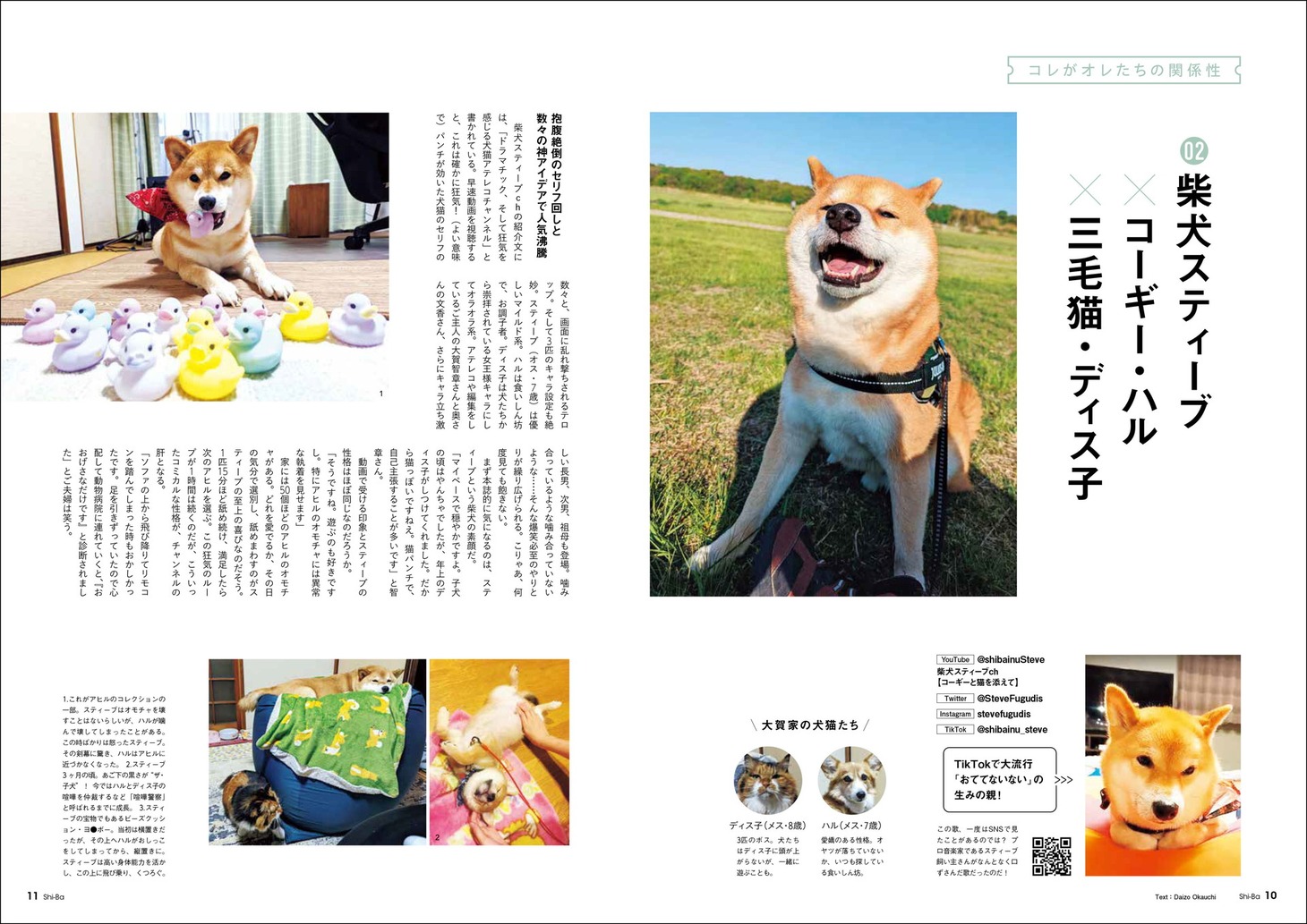 「Shi-Ba」2023年夏号より。