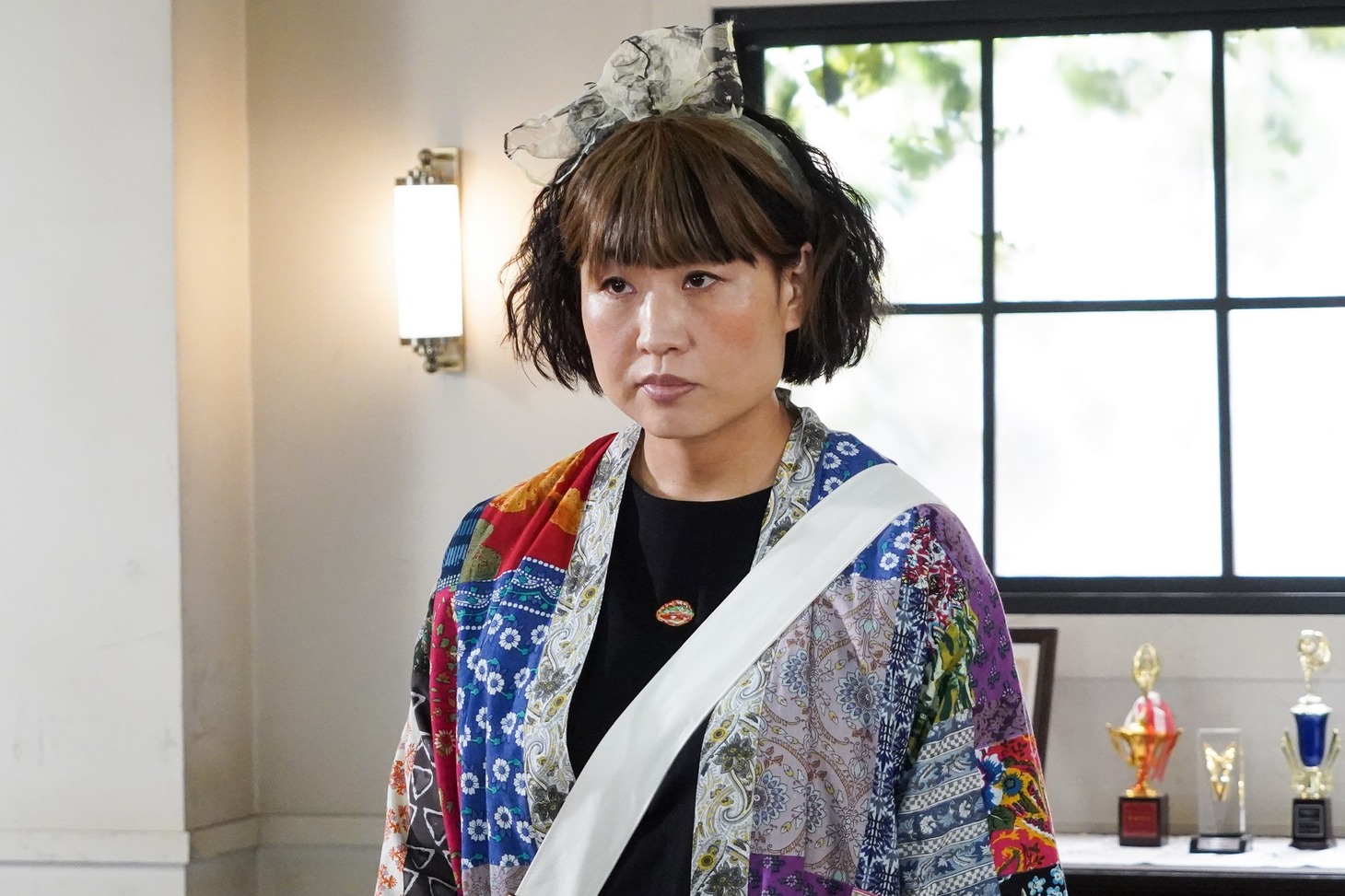 ハナモ役の南海キャンディーズしずちゃん。(c)日本テレビ